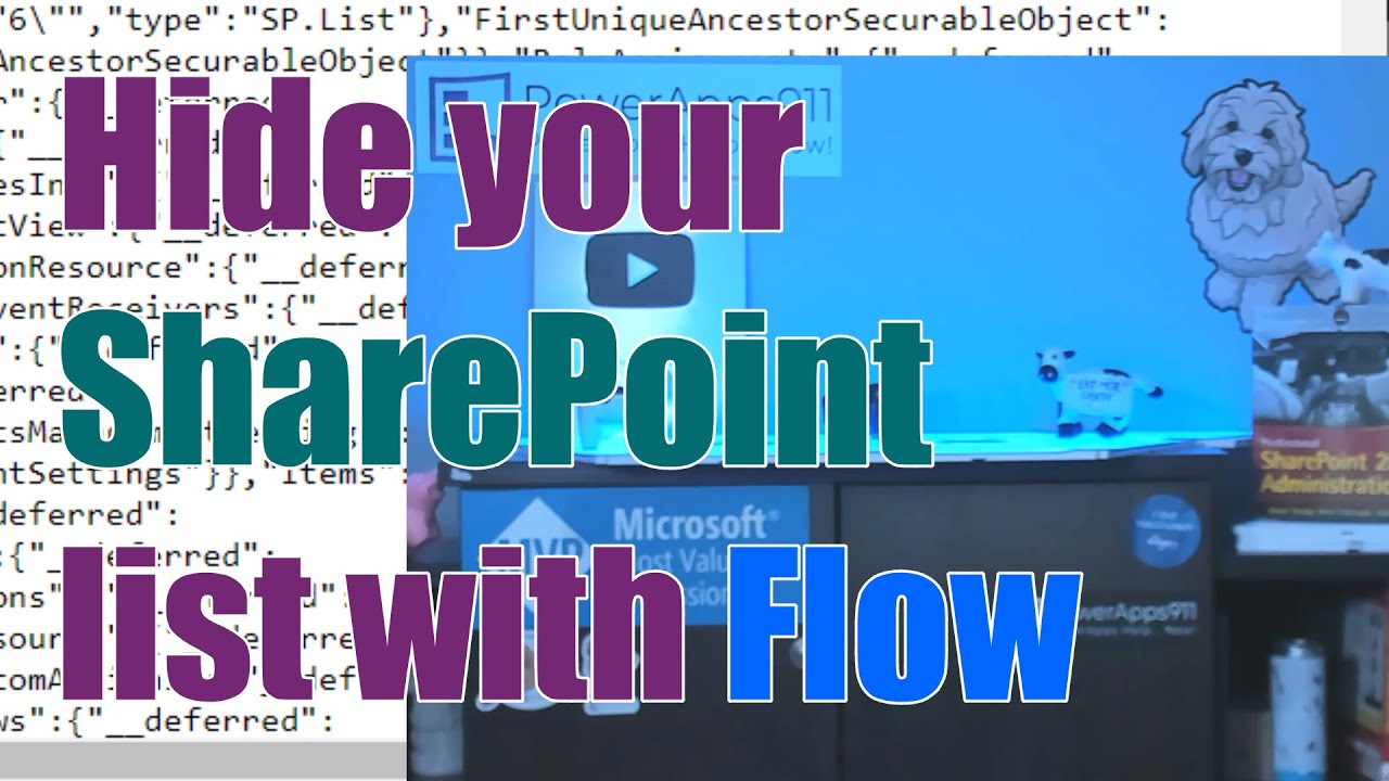 PowerApps Hide SharePoint List and remove it from Search
