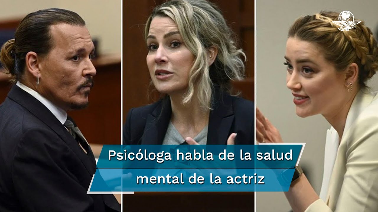 Amber Heard padece dos trastornos de personalidad, asegura psicóloga contratada por Depp