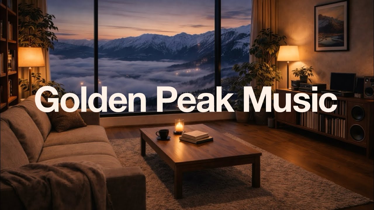 Golden Peak Music Room 📖🌿｜Minimal Lo-Fi for Deep Breathing