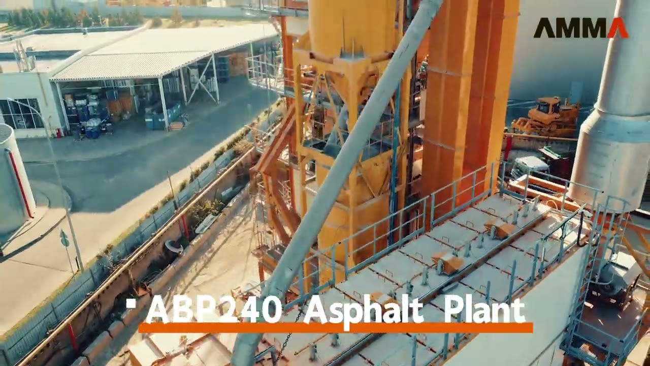 AMMA ABP240: 240T/H capacity. Built for large-scale road projects!