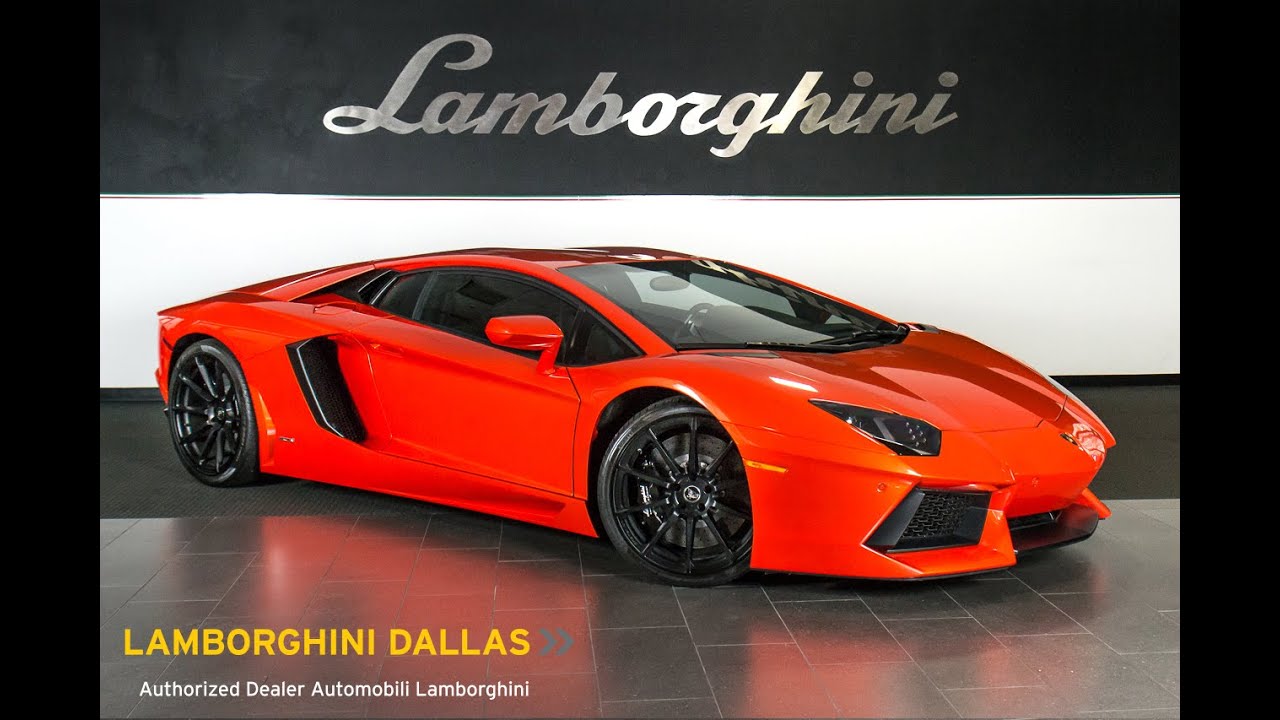 2012 Lamborghini Aventador LP 700-4 Arancio Argos L0745
