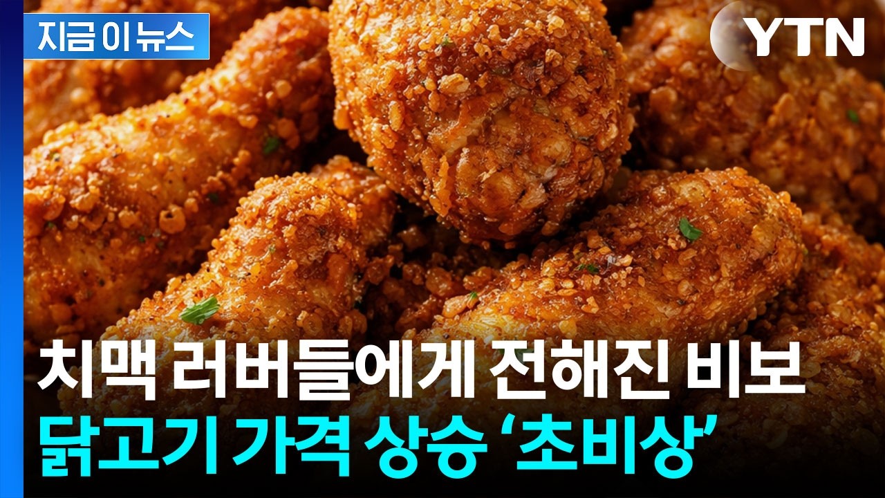 &ldquo;치킨값 또 오른다?&rdquo; 닭고기 가격 줄인상에 소비자 부담&uarr; [지금이뉴스] / YTN