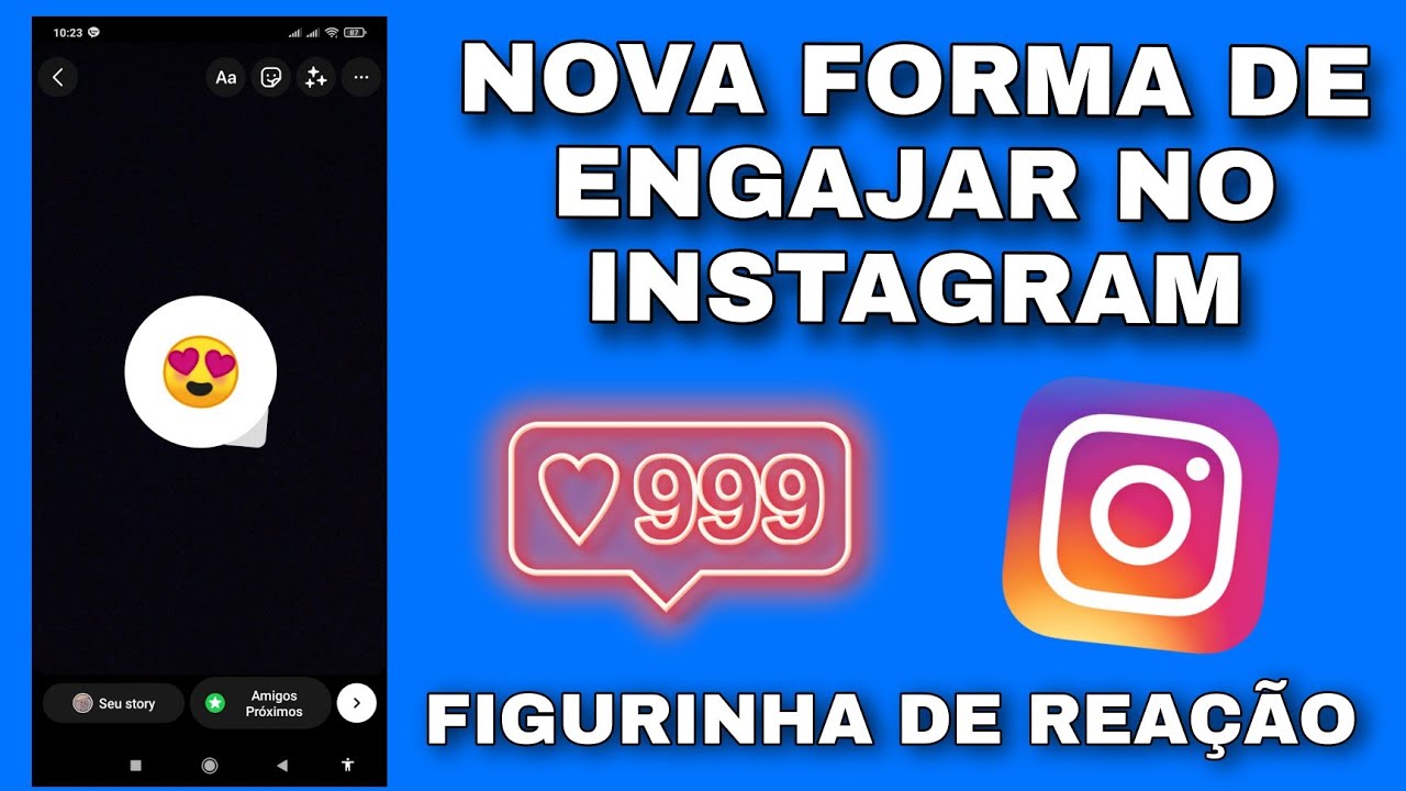 ⚠️NOVA FORMA DE ENGAJAMENTO: Como usar FIGURINHA de REA&Ccedil;&Otilde;ES para aumentar as VISUALIZA&Ccedil;&Otilde;ES do STORY?