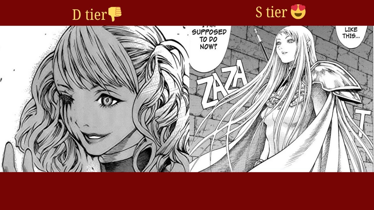 I rank all Claymores from the Claymore Manga