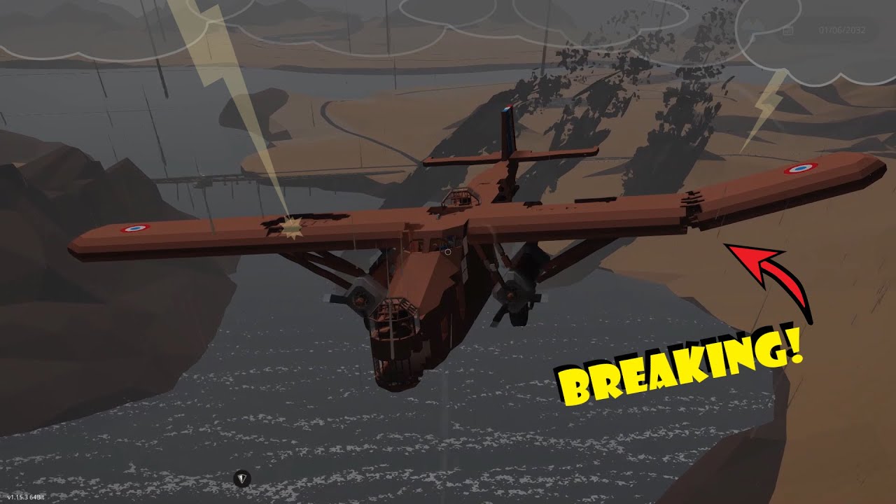 My Bomber Plane BROKE APART! (Stormworks)