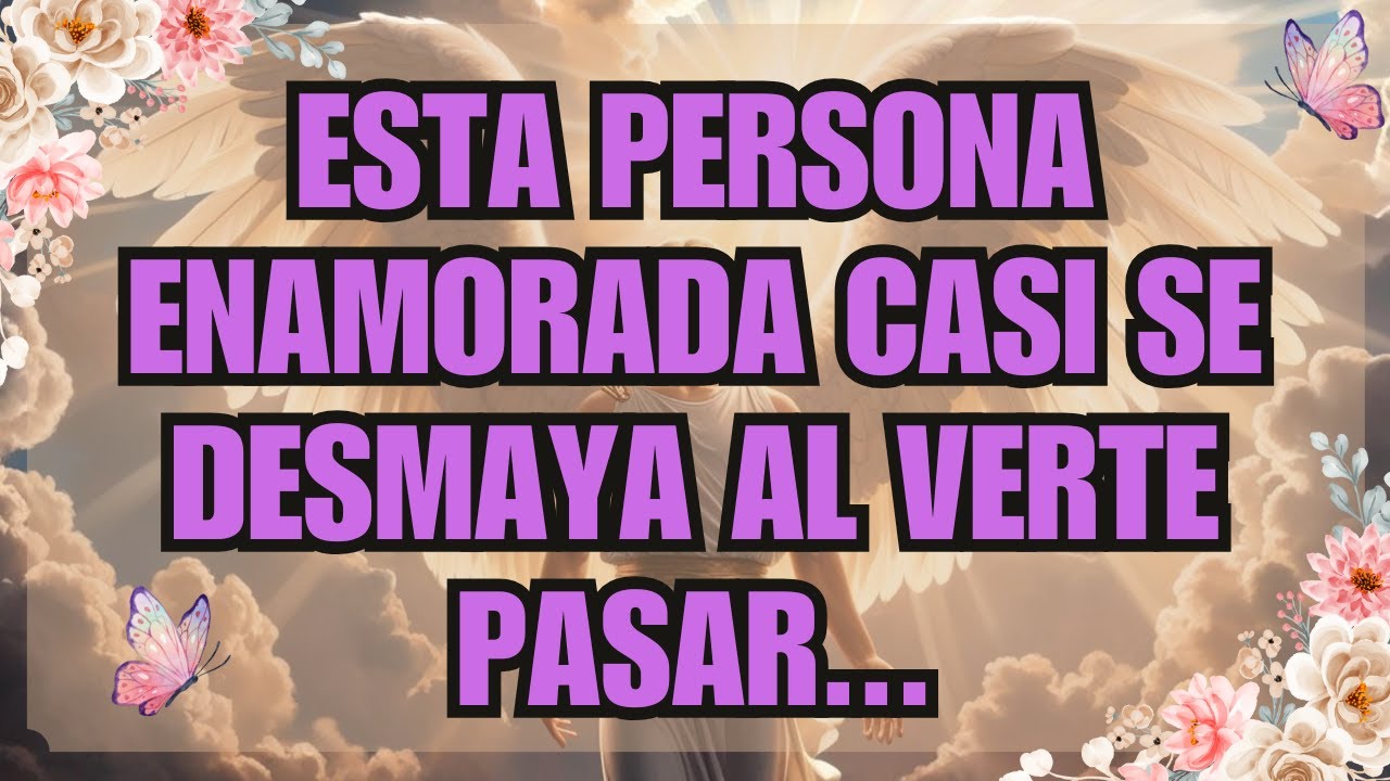 💌 Esta persona enamorada casi se desmaya al verte pasar...