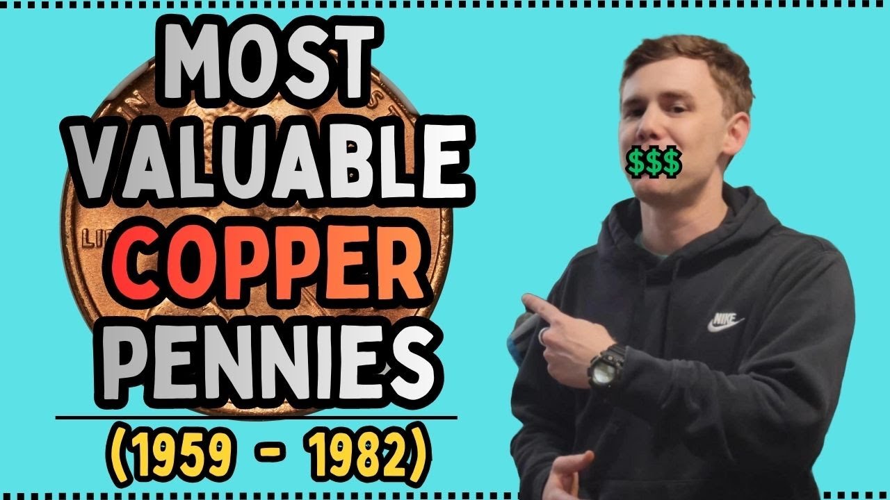 Most Valuable Pennies - 1959 to 1982 - ALL Modern Copper Cents