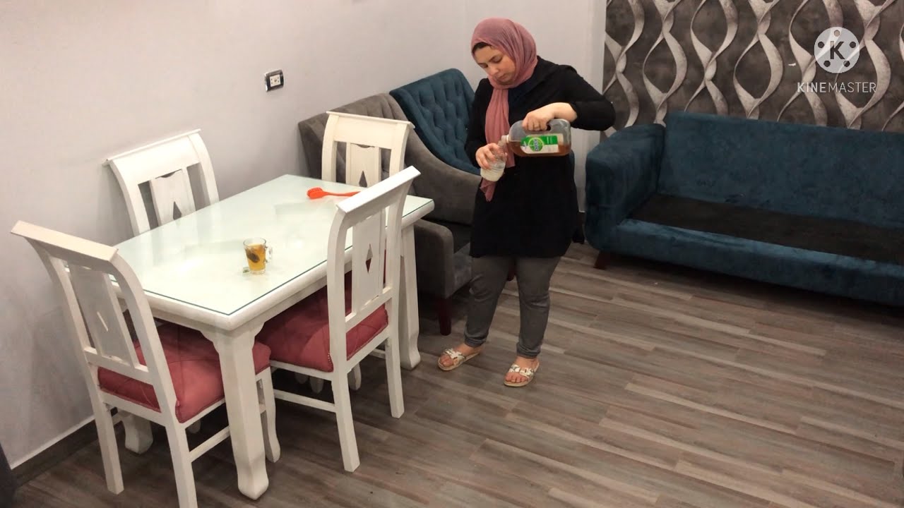 روتيني في تنظيف الرسبشن وكلمتين من الاخر🤦‍♀️