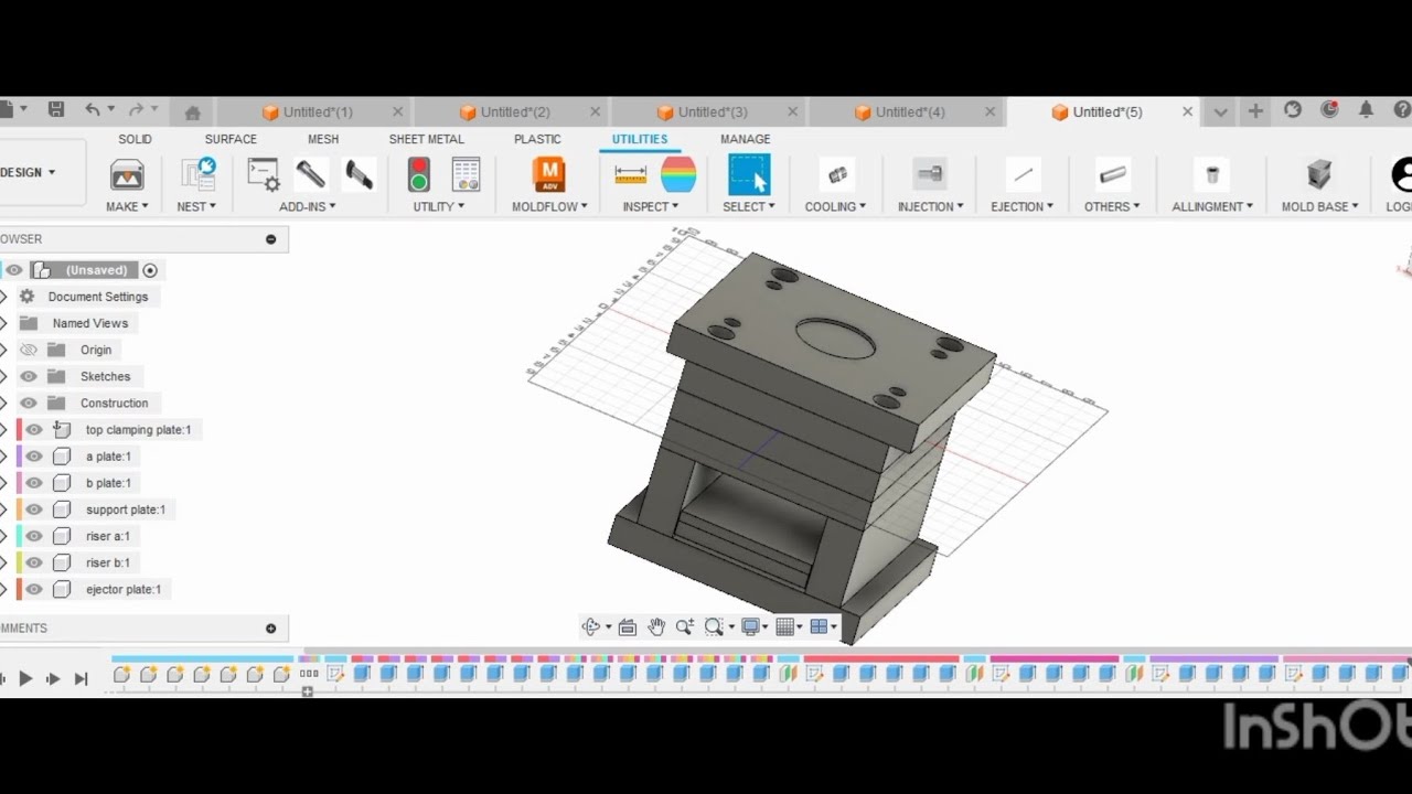 CREATE A COMPLETE MOLD BASE in less than a minute with FUSION