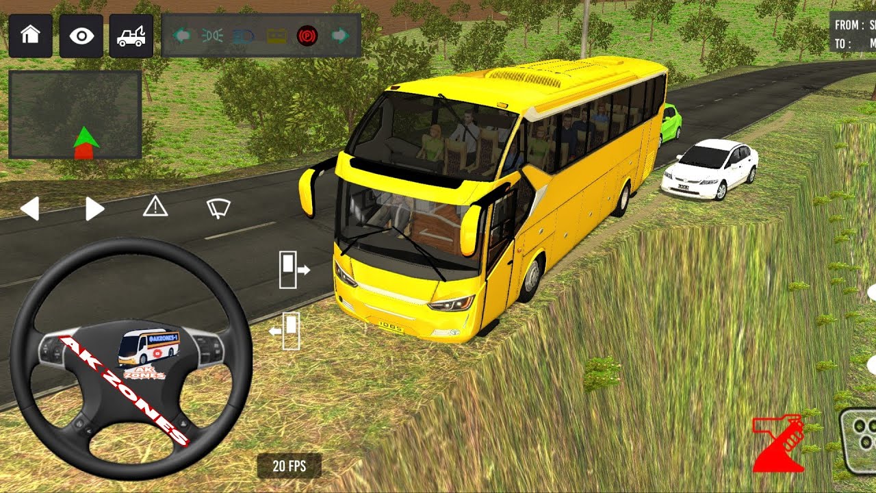 BUS SIMULATOR INDONESIA ll 💥🎯 ll euro coach bus simulator indonesia l 🔍