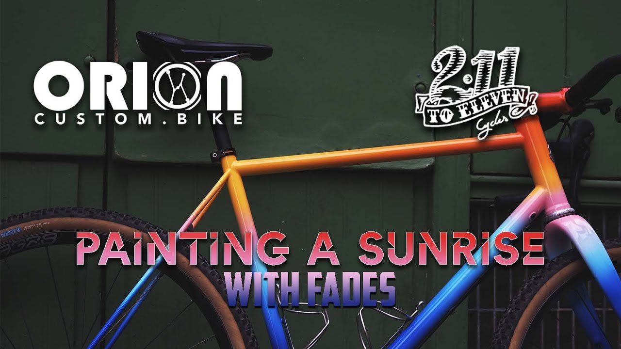 CUSTOM PAINT | 211Cycles | Painting a sunrise with fades