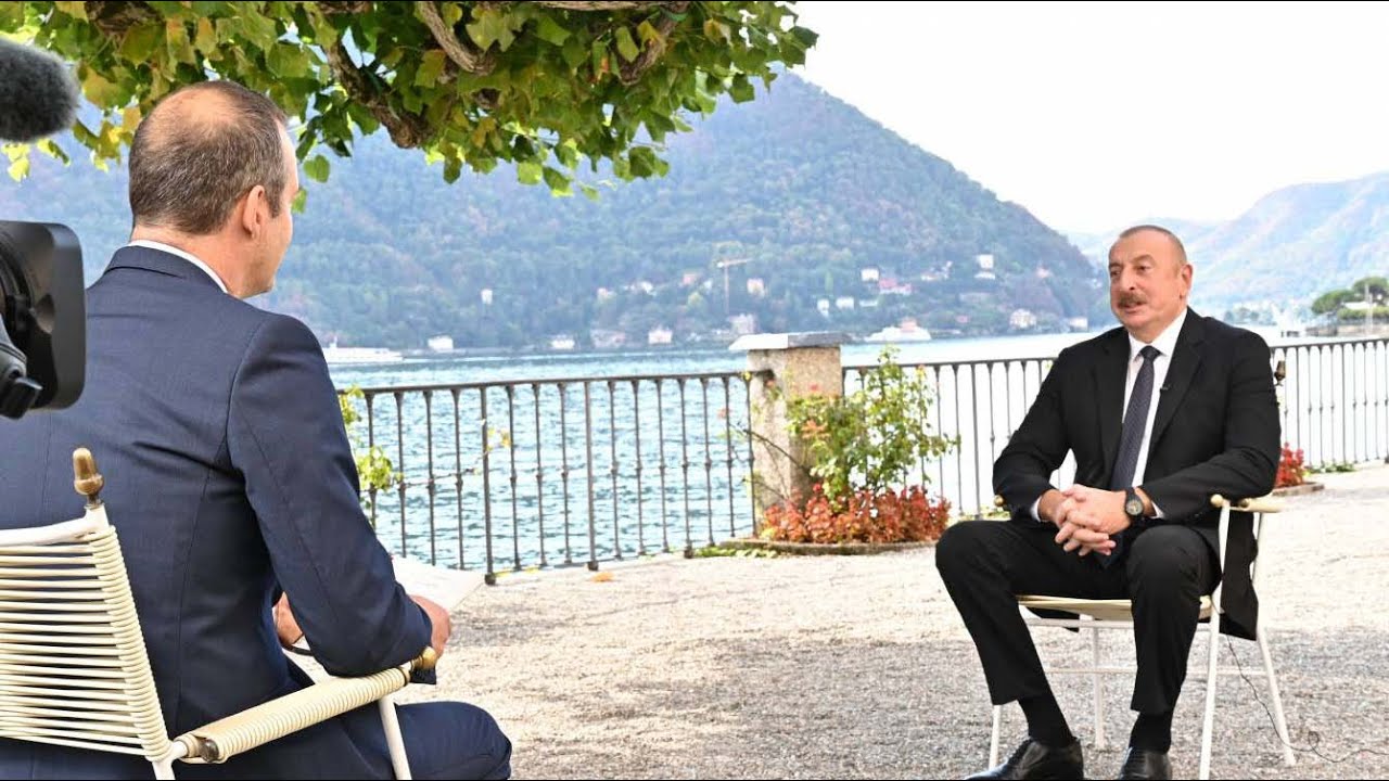 İlham Əliyev Çernobbio şəhərində İtaliyanın “İl Sole 24 Ore” qəzetinə müsahibə verib