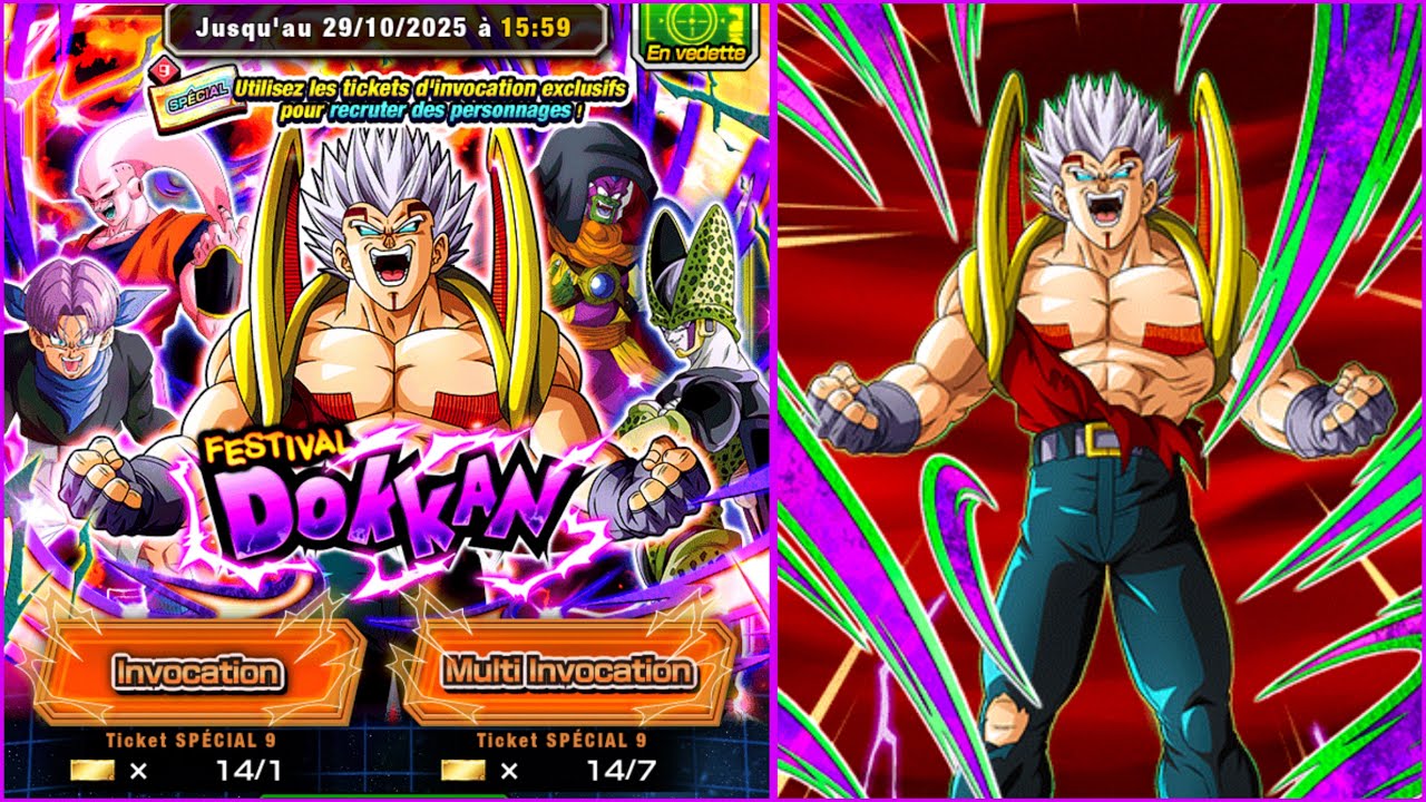 INVOCATION BABY VÉGÉTA DOKKAN FEST !!! UN BON PORTAIL FULL EXTRÊME !!! 