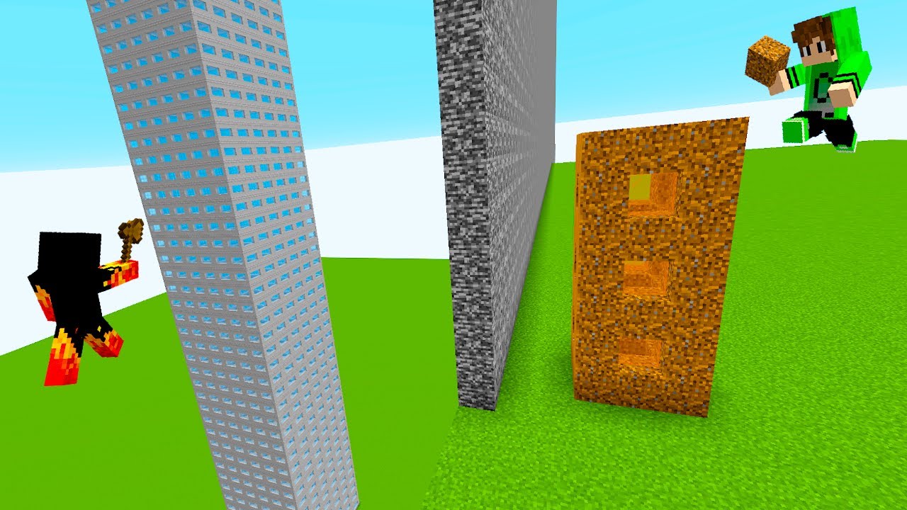 Trolei com PR&Eacute;DIO ALTO na BATALHA DE CONSTRU&Ccedil;&Atilde;O do MINECRAFT