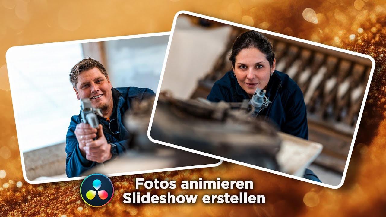 Fotos animieren - Slideshow erstellen | DaVinciResolve 18.6 Tutorial