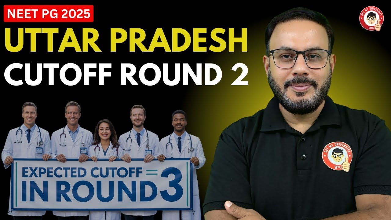 UP NEET PG 2025 Round 2 Cutoff Analysis | Private MD MS + Expected Round 3 Cutoff