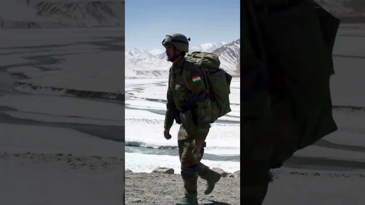 🪖 Indian Army Patrolling in Leh-Ladakh 