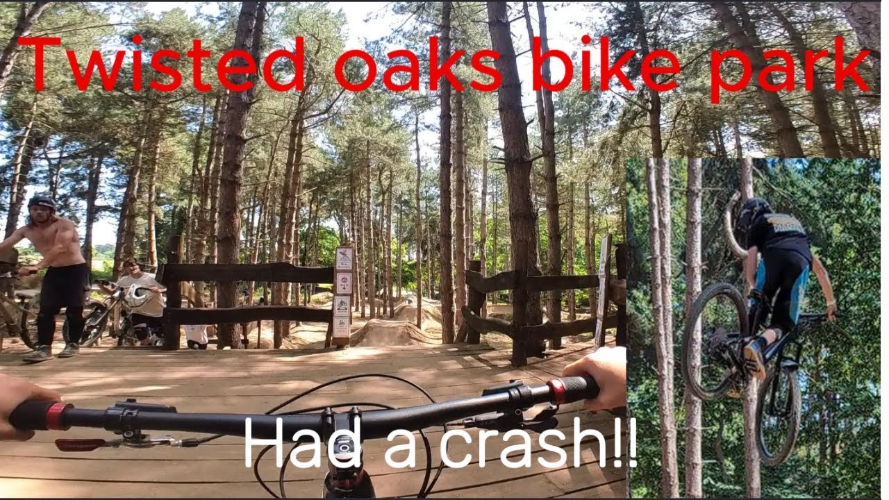 I crashed at twisted oaks bikepark