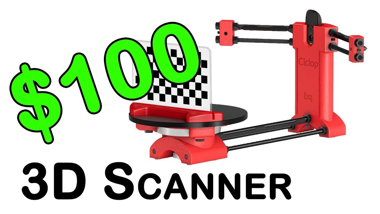 $100 DIY Ciclop 3D Scanner - LIVE laser scanner build and first test!