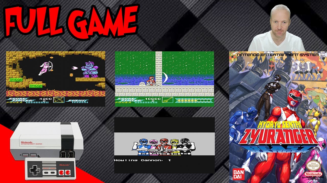 Kyoryu Sentai Zyuranger - Nintendo Nes Gameplay With Xenogear99 [Full Game] [JAP-ENG] [4K 60FPS]