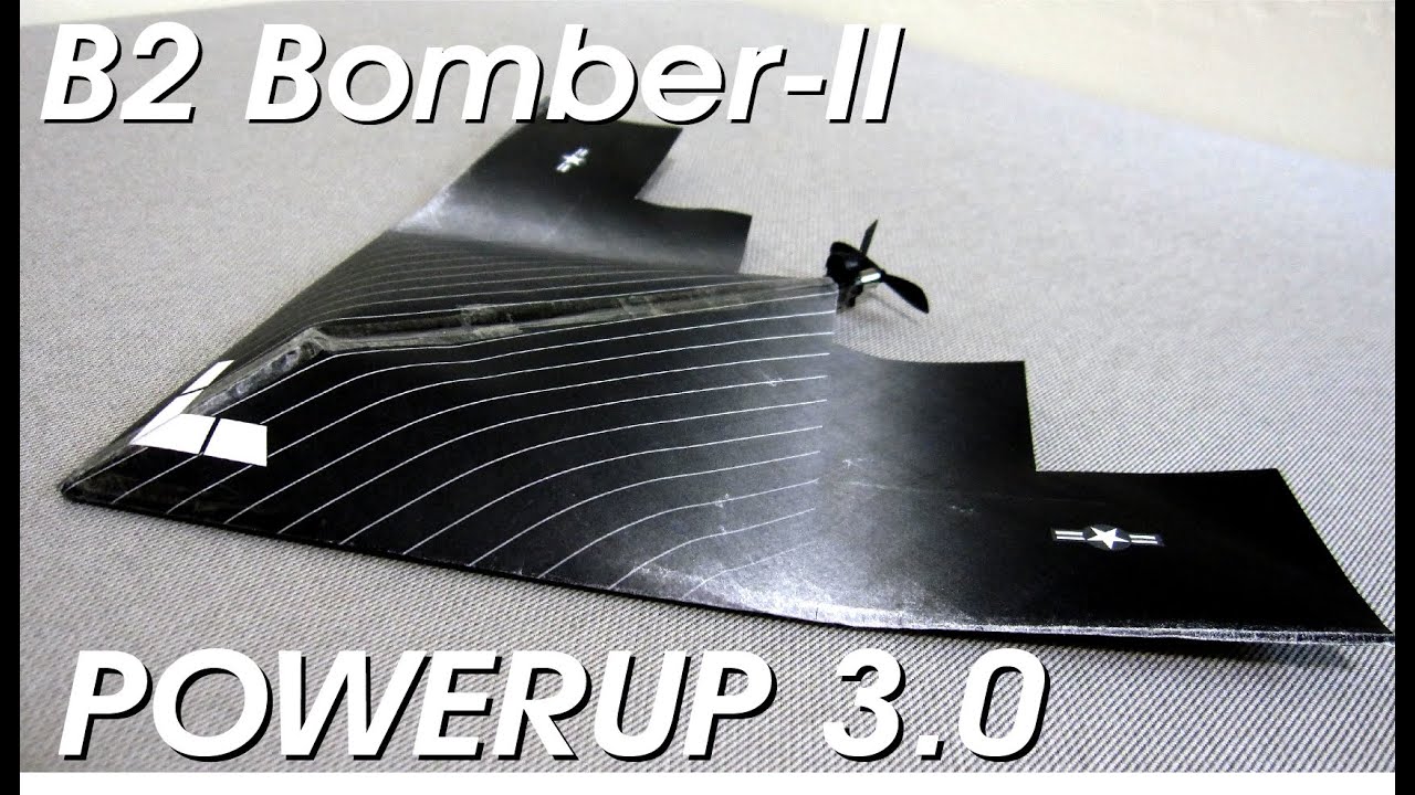 Powerup 3.0 With 3D Paperplane(B2 Bomber II)
