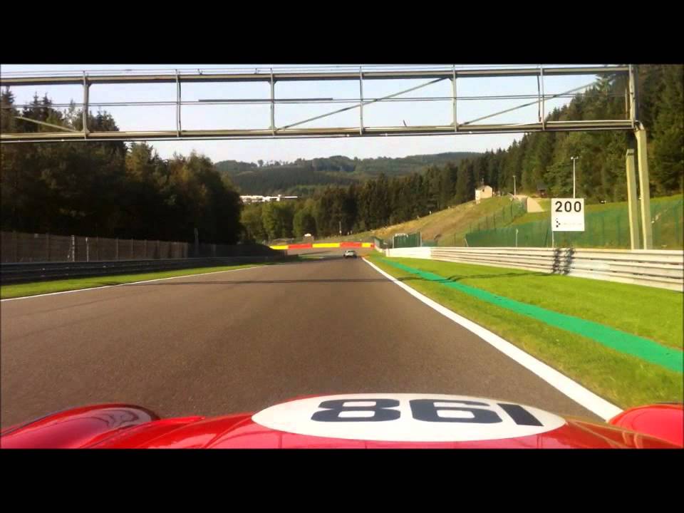 spa on board footage in austin healey 3000