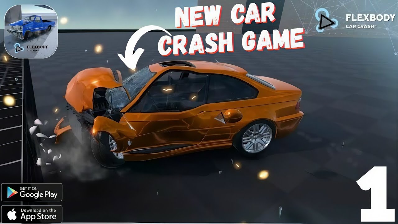 Flexbody Car Crash: Soft Body | New Release | Gameplay Part 1 (Android/Ios) #flexbody #simulator 