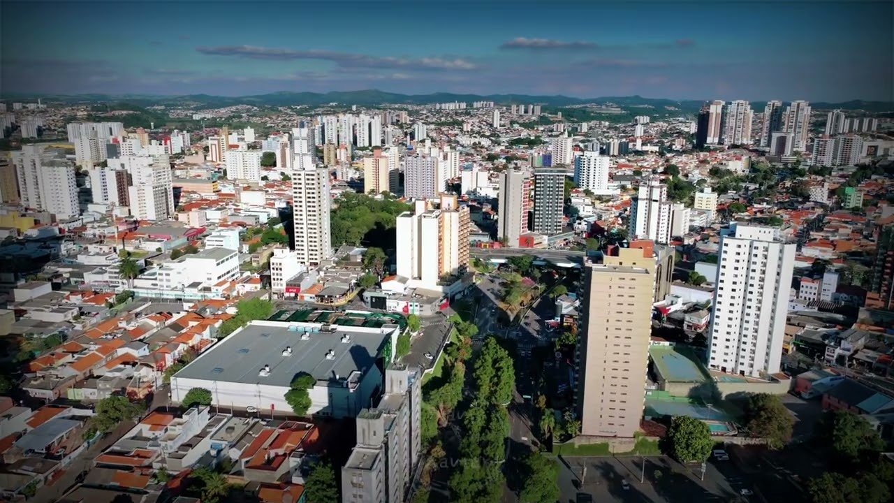 Jundiaí vista por cima