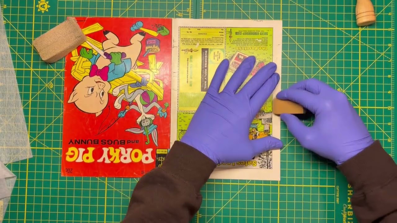 Porky Pig and Bugs Bunny Comic Clean and Press