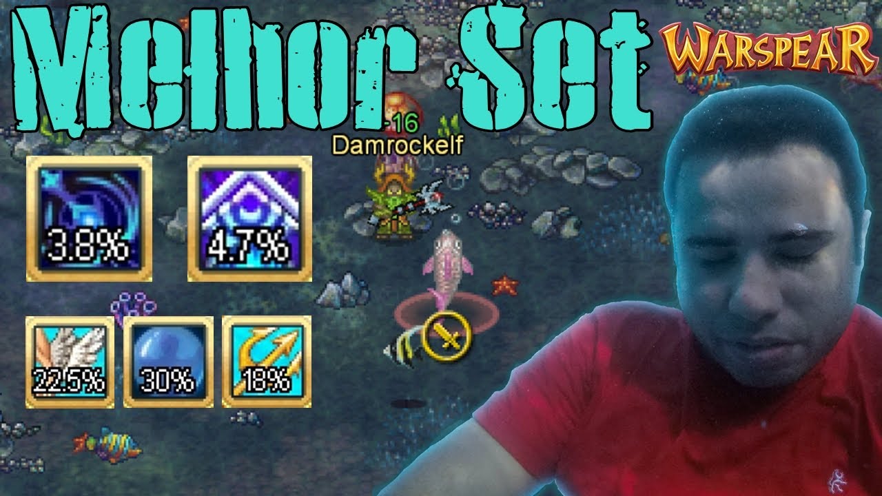 Warspear Online - Melhor Set Para o Fundo do Mar🌊 (T5 Mapa4 Cemitério de Navios) Não Morro Mais.