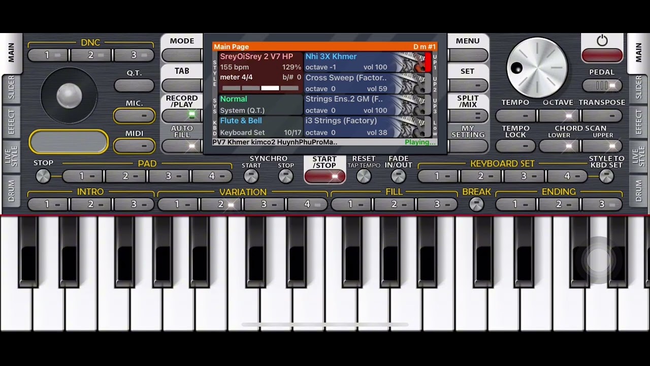 Srây ơi neang srây _phiên bản organ mobile 🎹🎧🎼