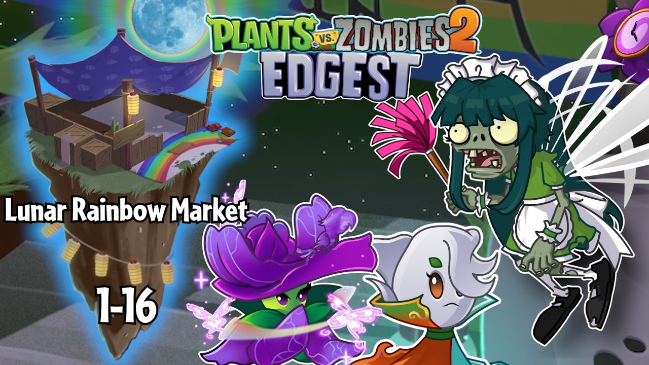 Edgest x Reflourished x Shuttle collab! The conclusion & Finale | PvZ 2 Edgest