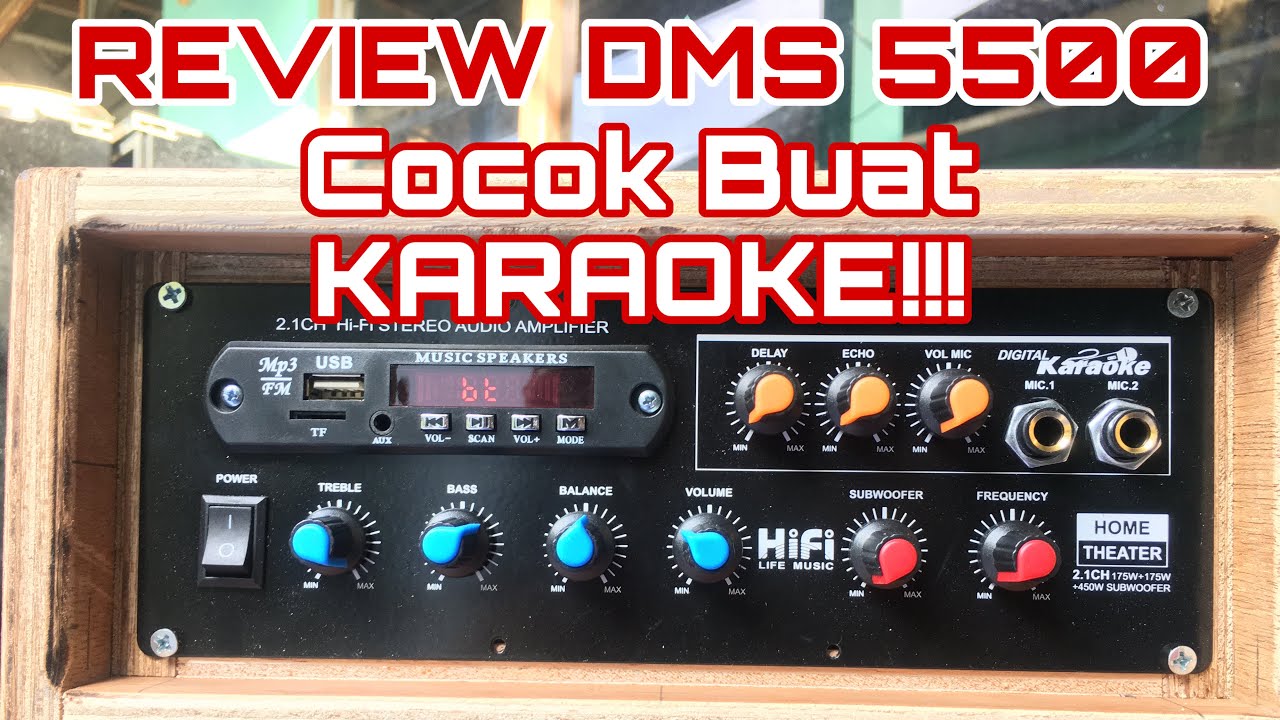 UNBOXING!!! Audio Amplifier DMS 5500 2.1CH Stereo HIFI Home Teather