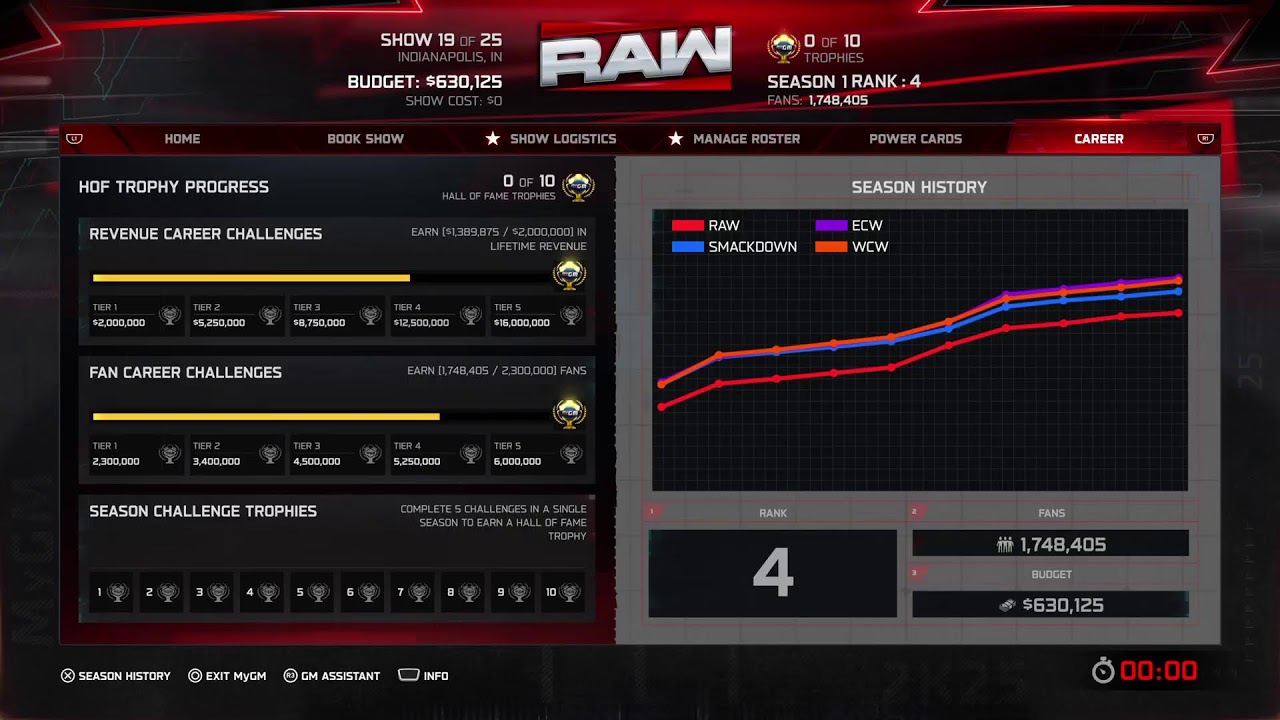 WWE MY GM MODE