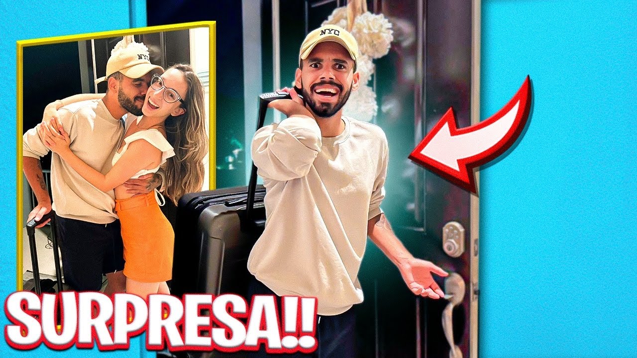 MEU NAMORADO VIAJOU E FIZ UMA SURPRESA PRA ELE