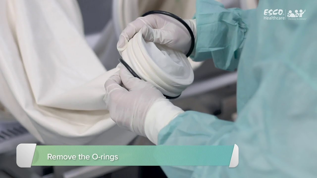 Esco Streamline® Compounding Isolator | Glove & Sleeve Replacement Procedure | Esco Pharma