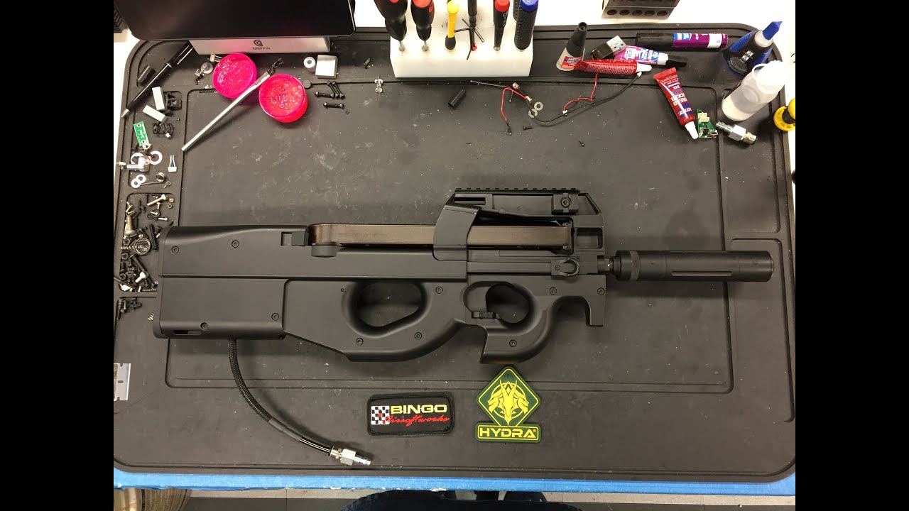 Bingo Airsoftworks Wolverine Airsoft Hydra P90 Drop In Kit Installation