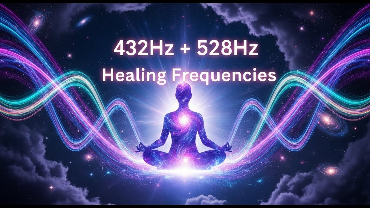 528Hz + 963Hz Zen Healing Frequencies | DNA Repair, Stress Relief & Meditation