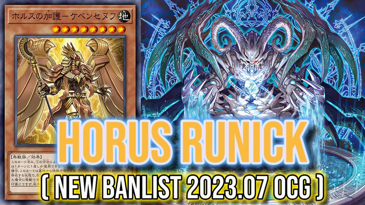 YGOPRO - Horus Runick Jun.2023 | Testing Deck & New Banlist 2023.07 OCG