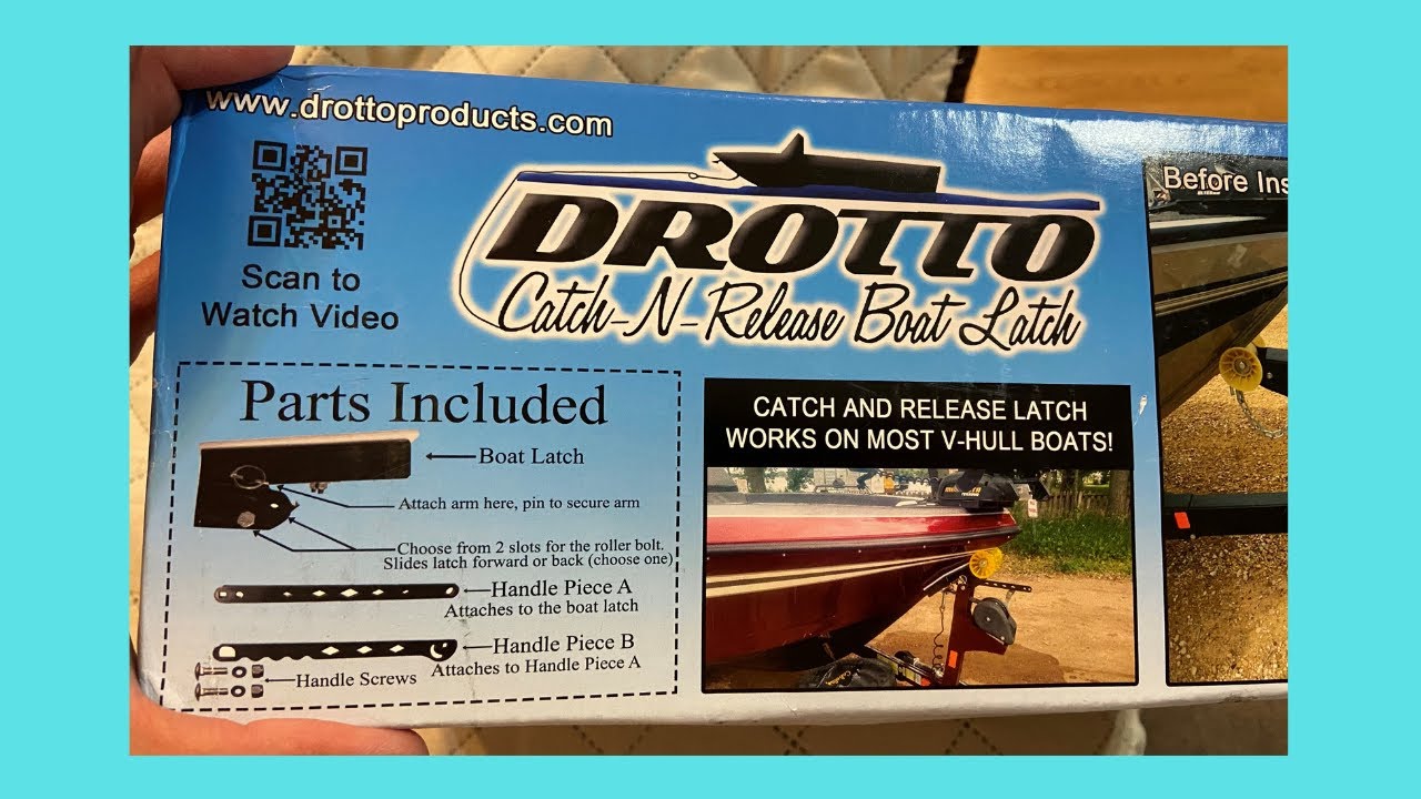 Drotto Boat Catch and Release Boat Latch #Drotto #Tracker Classic XL