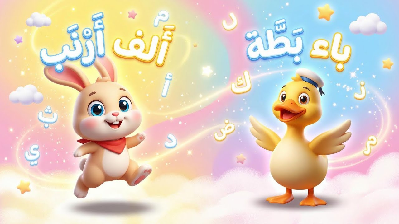 Arabic Alphabet Song | Learn Alif to Yaa with Cute Animals | Fun 3D ABC Kids Song