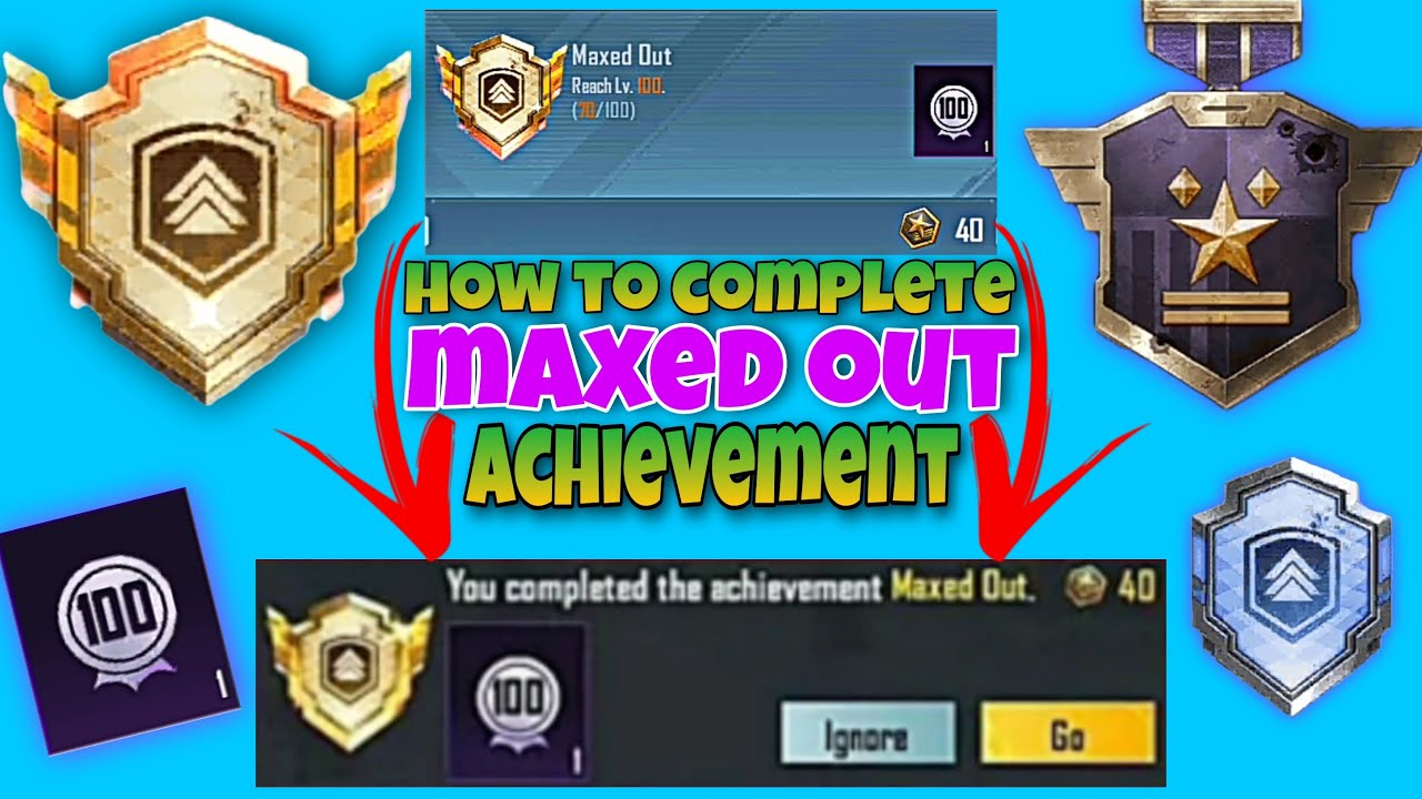 How to get maxed out title in bgmi | easy way to complete 100 level fast in bgmi
