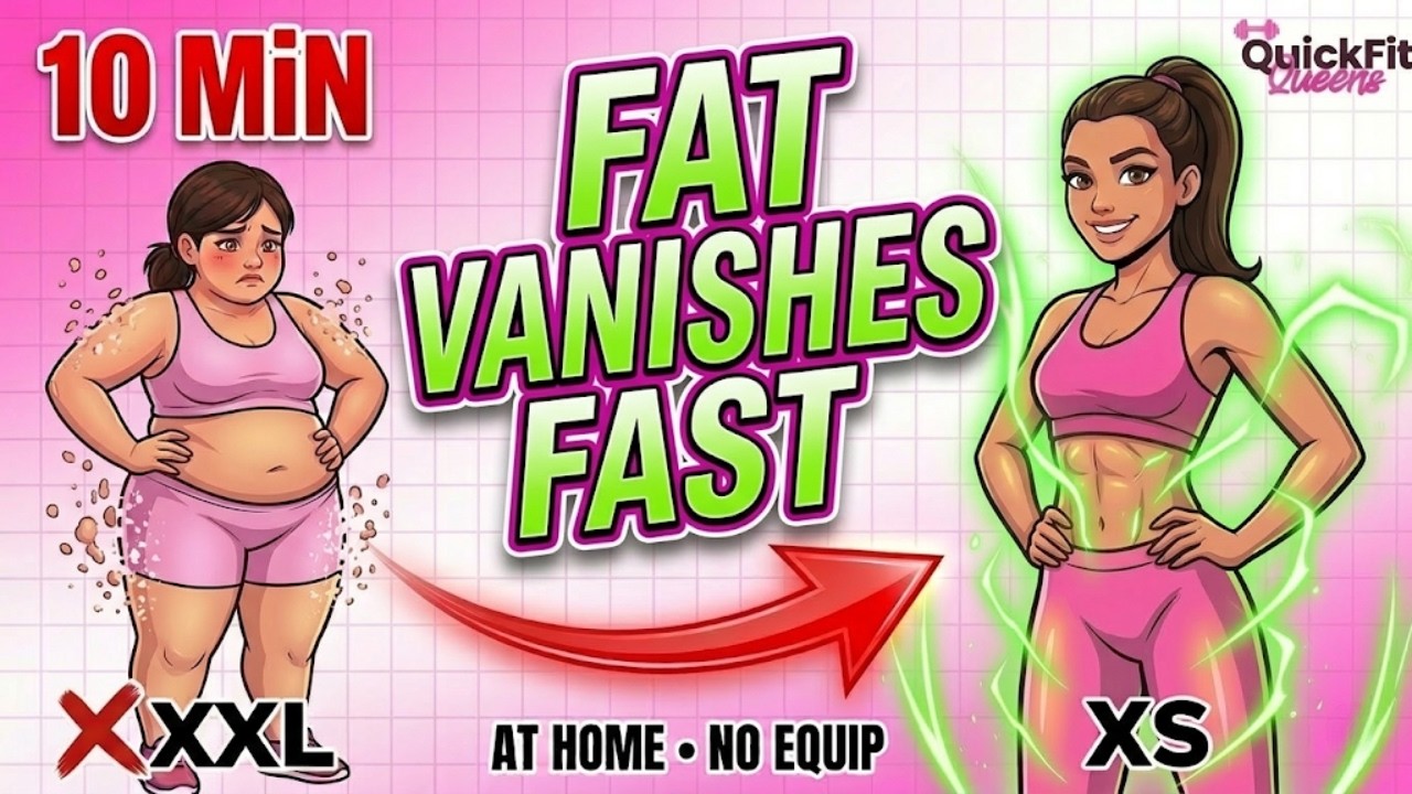 Burn Fat Fast: 10 Min Full Body Home Workout