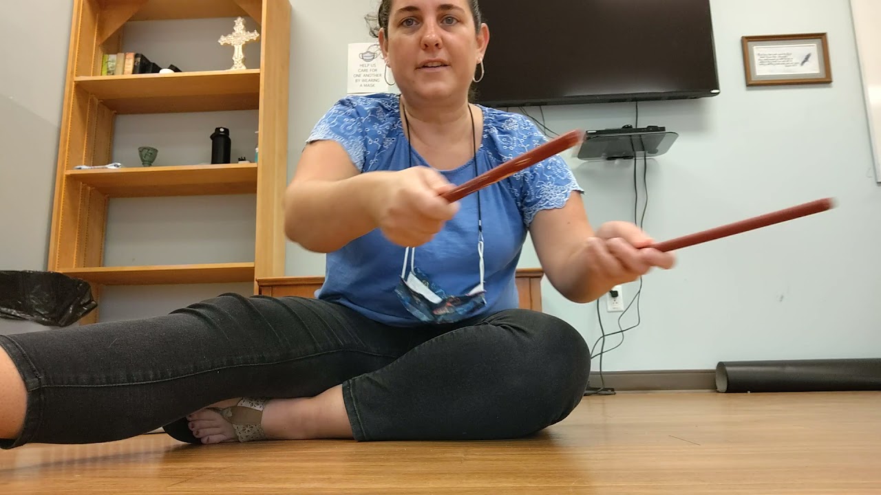 Pizza song w/ Rhythm Sticks