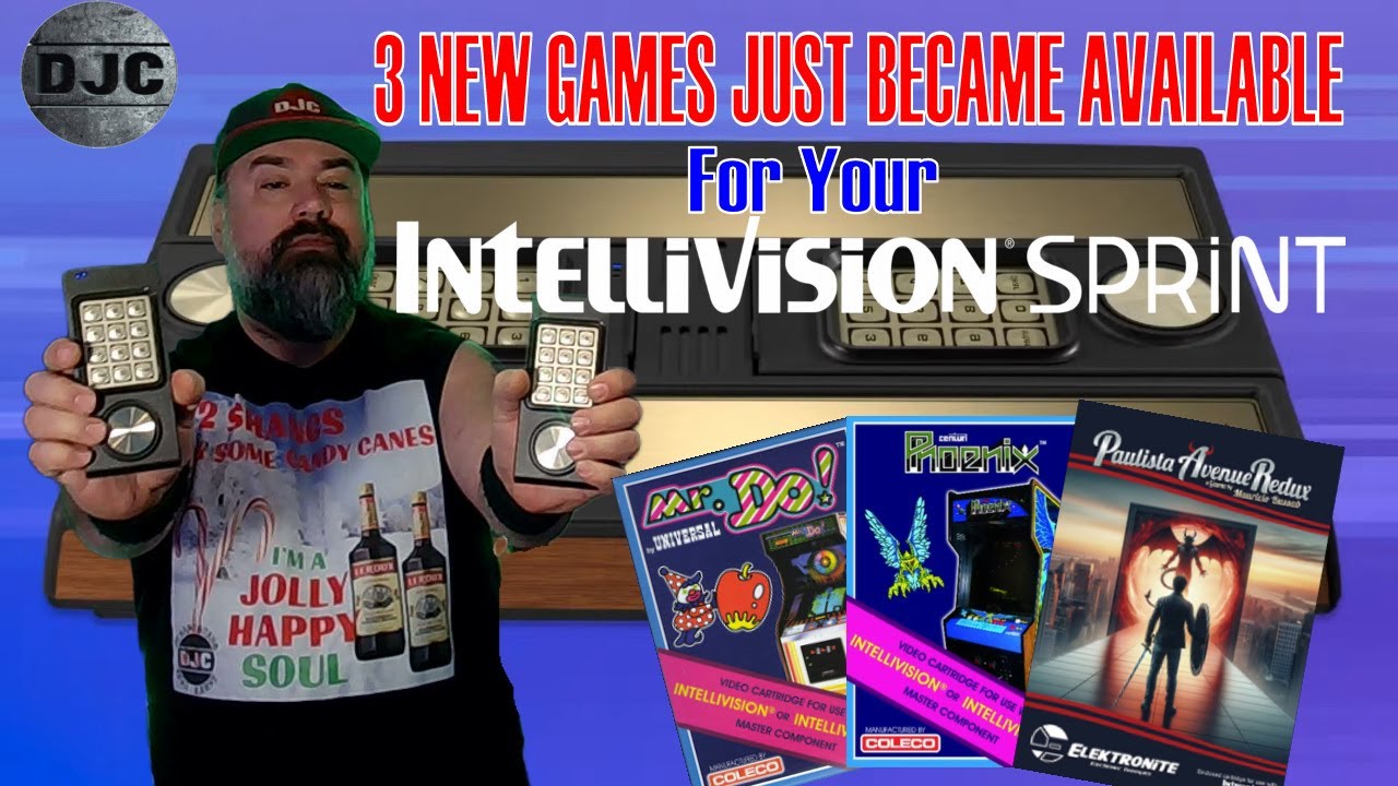 3 НОВЫЕ ИГРЫ для вашей консоли INTELLIVISION SPRINT!