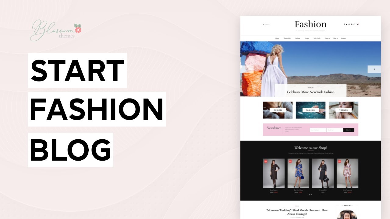 How to Start a Fashion Blog on WordPress | Blossom Fashion