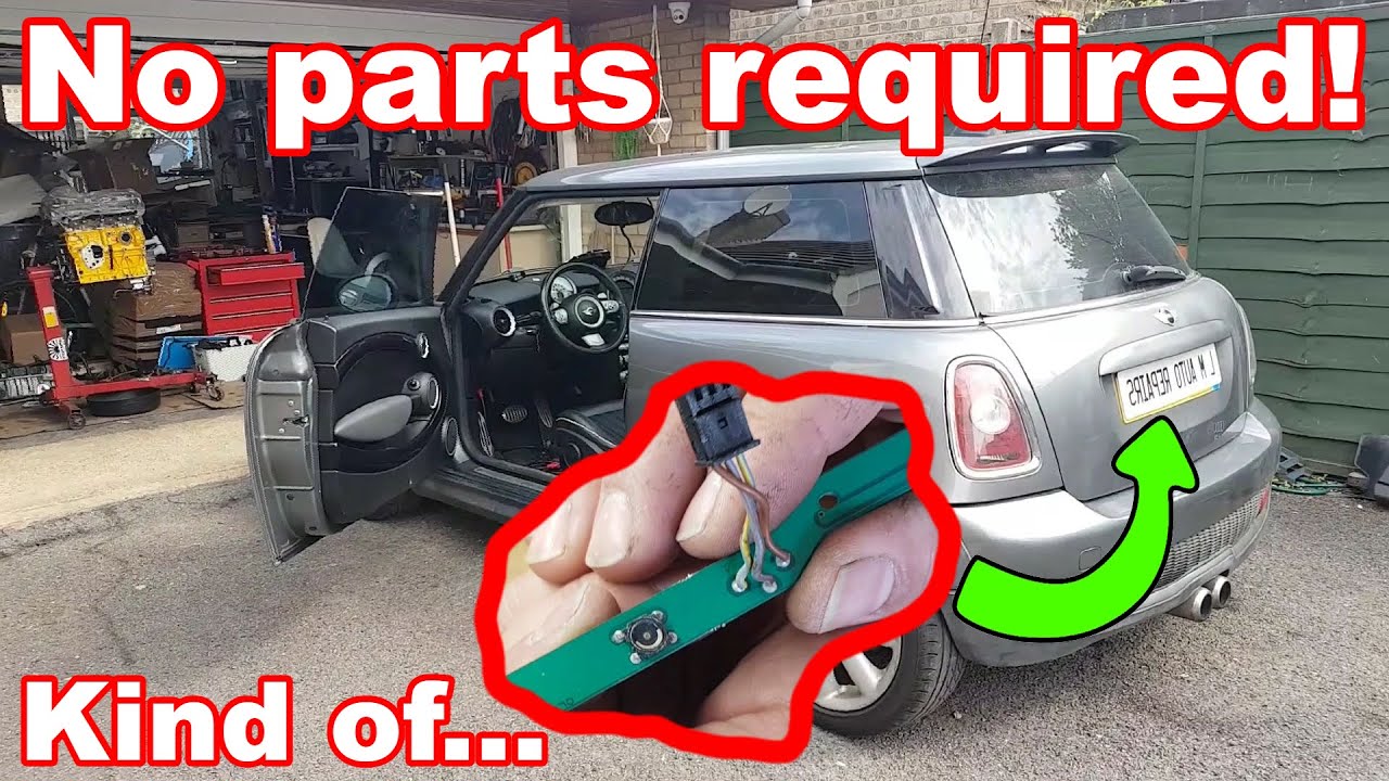 Багажник Mini Cooper S R56 не открывается... Поиск и устранение неисправности.