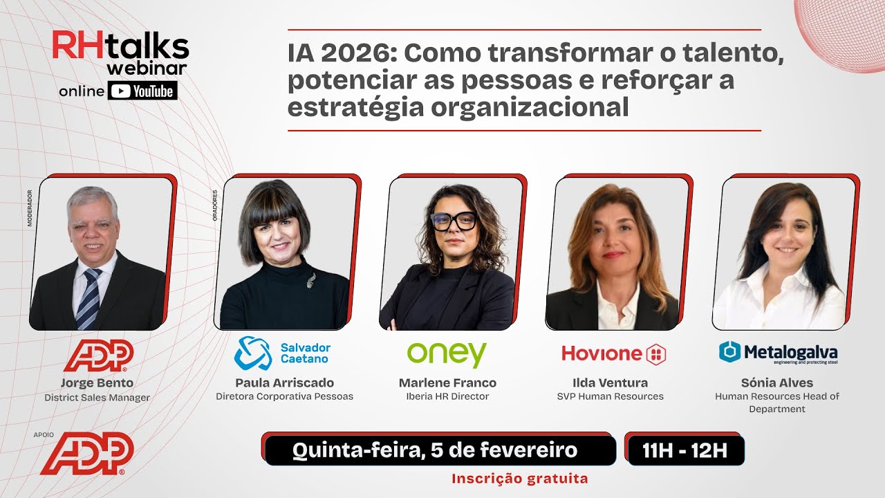 IA 2026: Como transformar o talento, potenciar as pessoas e reforçar a estratégia organizacional