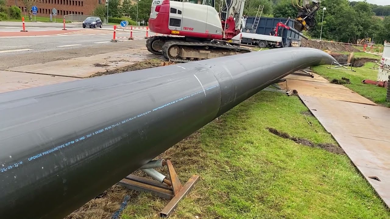18 tons rør under Vejle Å, Underboring på Boulevarden