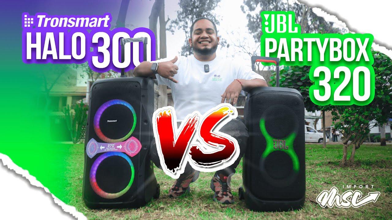 JBL PartyBox Stage 320 VS Tronsmart Halo 300: ¿Vale la Pena la Diferencia de Precio?